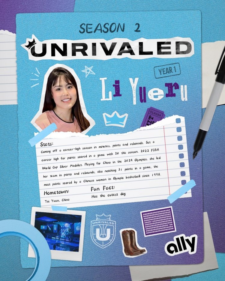 一月份开打！全新女篮联赛Unrivaled官宣李月汝加盟！